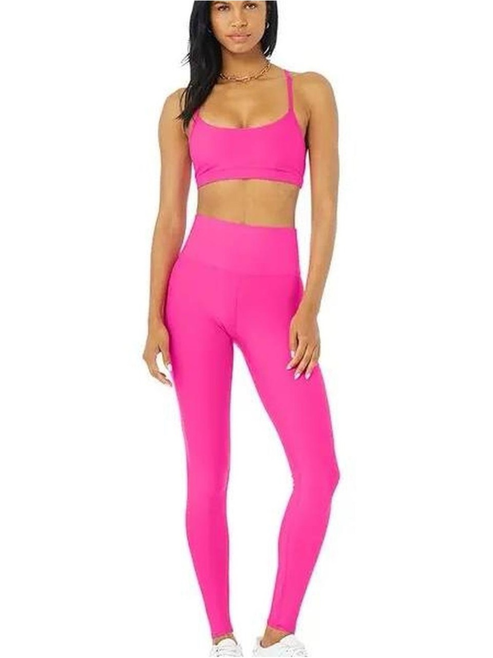 ALO Yoga pink airlift SET